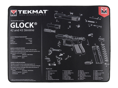 Beck Llc Tekmat TEK-R20-GLOCK-42-43 20X15 Ultra