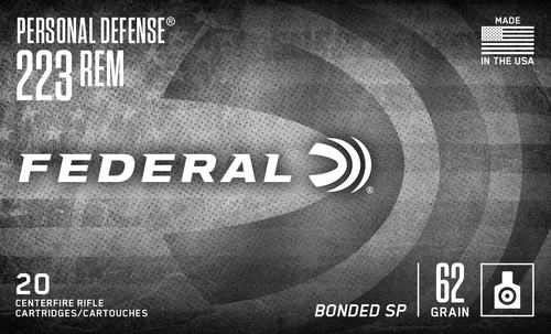 Federal 223 Rem Ammo 62gr Bonded SP 20 Rounds - TCB223SP