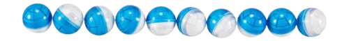 UMA 2292302 P2P POWDER BALLS 10 CT  BLUE/WHITE