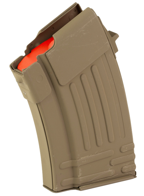 Global Ordnance LLC 810091157398   10rd Fully Ribbed 7.62x39mm Fits AK-47 FDE Steel