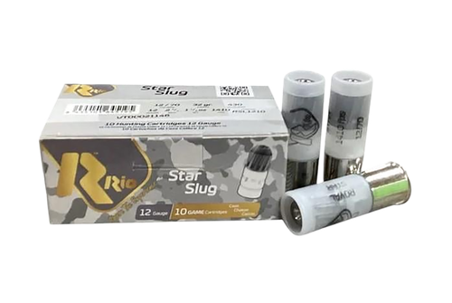 Rio Ammunition 12Gauge 2.75" Slug Shot 10 Per Box/25 Case