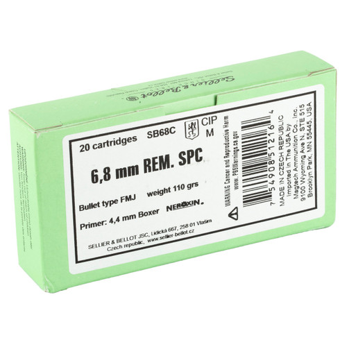S&B 6.8SPC 110GR FMJ 20