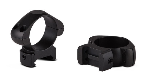 Konus 2-Piece Steel Riflescope Rings 1" Medium Matte Black - 7401