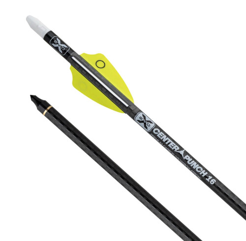 Ten Point Evo-X CenterPunch 16 Carbon Arrows .001" 16" with Alpha-Nocks