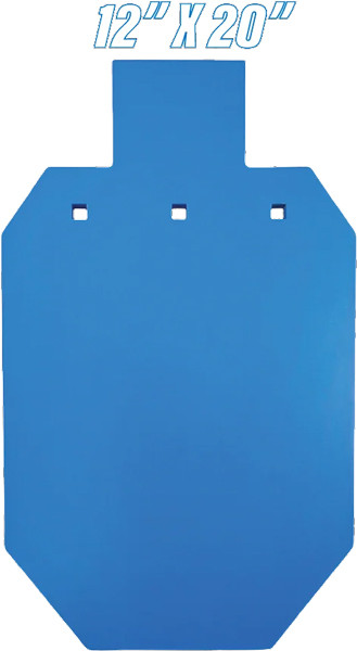 Bash Target AR500 Silhouette Two-Third Size 12"X20"-1/2"