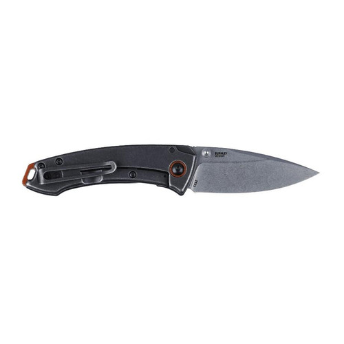 Columbia River Knife & Tool CRKT Tuna Compact Folding 2-3/4" Drop Point Blade Black