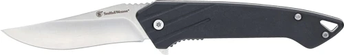 S&W Knife OPS Recurve Folder 3" Stainless/Black Drop Point