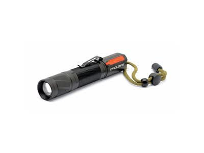 Cyclops 1200 Lumens Rechargeable Pocket Flashlight Black, Lumens - CYCTF1200RC