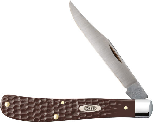 Case Knives Jigged Brown Synthetic Slimline Trapper