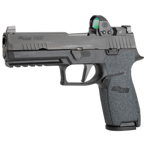 Hogue Wrapter Adhesive Grip Grit with Black for Sig P320 Full Size Medium Module - 17639