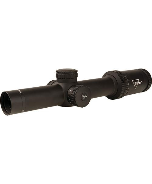 TrijiconInc. Trijicon Credo 1-6x24 (SFP) 30mm Rifle Scope w/Red BDC Segmented Circle .223 Low Capped Adjusters