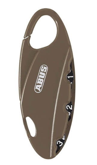 Abus 151/20 Bakpac 3-Digit Resettable Combination Padlock Tan - 14565