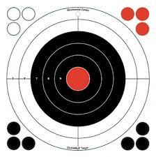Birchwood Casey Stick A Bull Adhesive Bulls-Eye Paper Targets 12" 5/ct