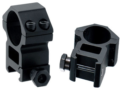 UTG Rings 30MM High Profile Matte Black Picatinny/Weaver