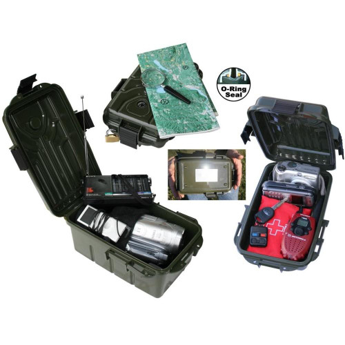 Mtm Molded Survivor Dry Box 9.8" x 6.8" x 4.8" Forest Green - S1074-11