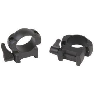 Weaver Grand Slam Leaver-Lok Top Mount Steel Scope Rings 30mm High Matte - 49335