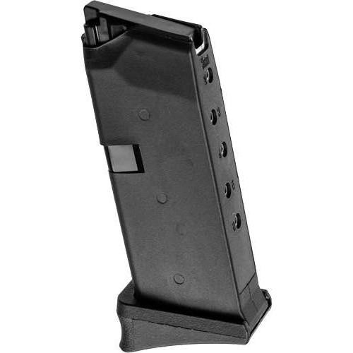 KCI Glock 43 Handgun Magazine 9mm 6/rd Black with Grip Extender - KCI-MZ053