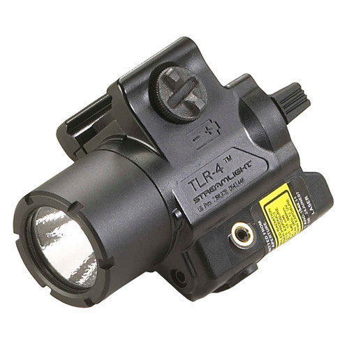 Streamlight TLR-4 Gun Light Black 170 Lumens White C4 LED/Red Laser - 69240