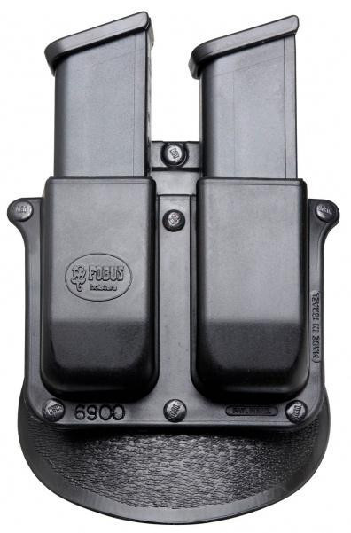Fobus Double Magazine Pouch Black Polymer Paddle Fits .45(Except Glock) - 6945HP