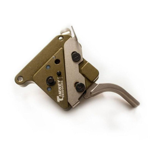 Timney Elite Hunter Remington 700 Rifle Trigger with Safety 3 lb Curved Nickel - 512-V2