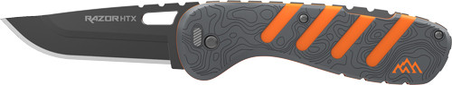 OUTDOOR EDGE RAZOR HTX 3" FOLDER GRAY/ORANGE W/BLADE POD