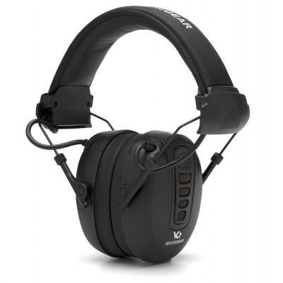 Pyramex Venture Gear Clandestine Electronic Muff 24dB Over the Head Black Adult - VGPME10