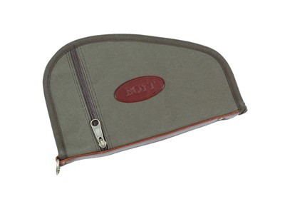 Heart-shaped Handgun Case W-pocket - Olive Drab 12"