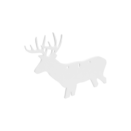 Birchwood Casey AR500 3/8" Silhouette Plate Target 3-Hole Deer - BC-47702