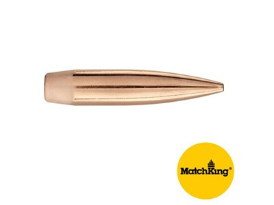 Matchking Rifle Bullets - 6.5mm .264 Caliber, 123 Gr., Hpbt, 100-bx