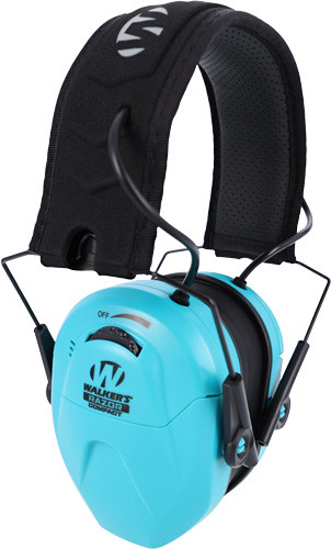 WALKERS MUFF ELECTRONIC RAZOR COMPACT YOUTH/WOMENS TEAL 23dB