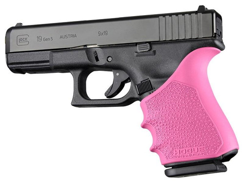 Hogue HandAll Beavertail Grip Sleeve Glock 19 23 32 38 Gen 1-2-5 Pink - 17057