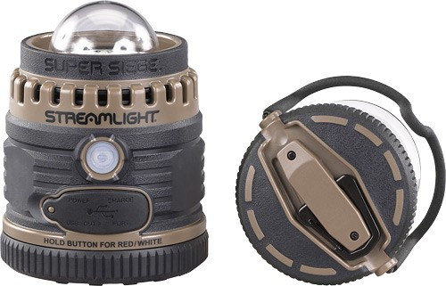 Streamlight Super Siege 125/550/1100 Lumens Red/White C4 LED Bulb Coyote - 44947