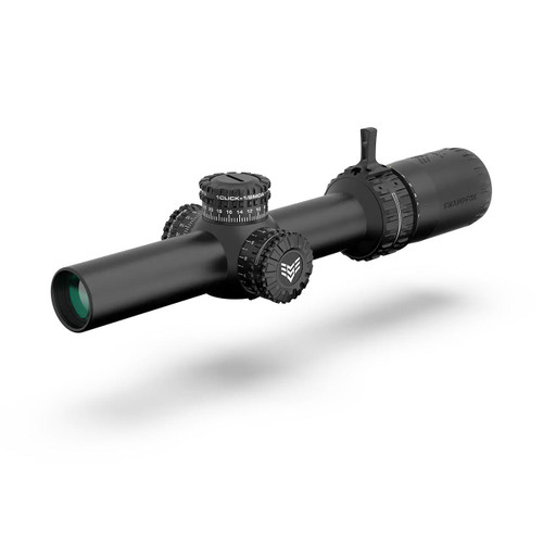 10 Ring Swampfox Arrowhead Series LPVO Rifle Scope 1-6x24 30mm SFP IR Guerrilla Dot Red MIL Illuminated