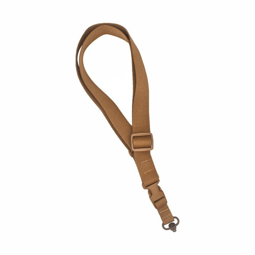Military TacShield CQB Single Point Sling QD Push Button Swivel Coyote Brown
