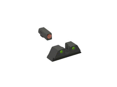 Hyper Bright Night Sights - S&w M&p Full Size, Yellow Fs, Green Rs