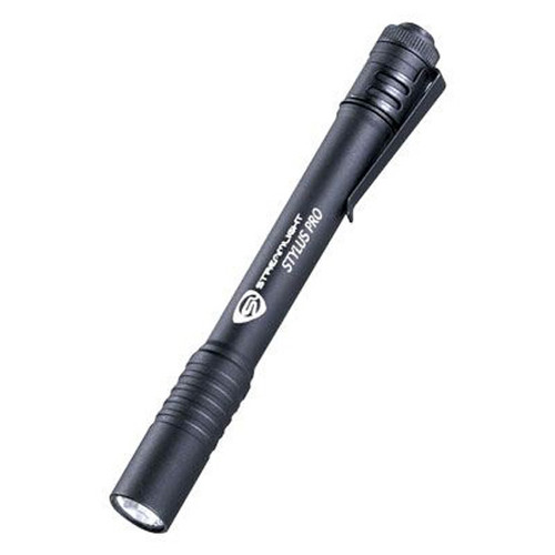 Streamlight Stylus Pro PenLight Black Anodized 100 Lumens White C4 LED - 66118