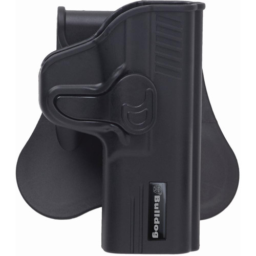 Bulldog Rapid Release Polymer Holster with Paddle Fits Glock 43 Black RH - RR-G43