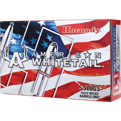 Hornady American Whitetail Shotshell 12 ga 2-3/4" 325 gr Slug 5/ct