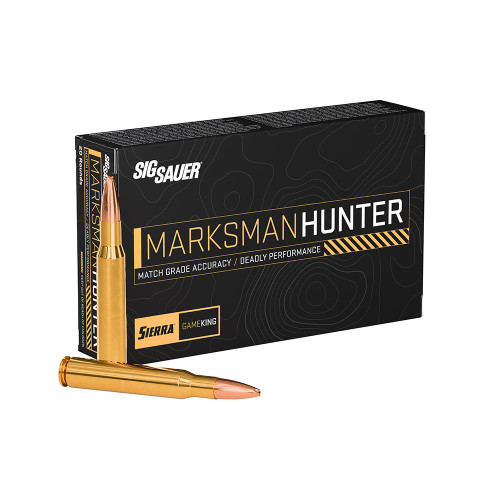 Sig Sauer Marksman Hunter GameKing Rifle Ammunition .30-06 Springfield 165gr HPBT 20/ct