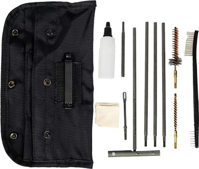Tactical Shield Cleaning Kit AR15/M16 GI Field Black Pouch