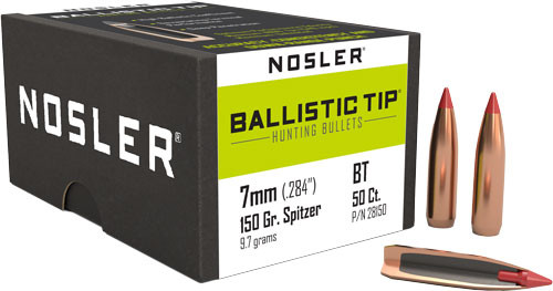 Nosler Bullets 7MM .284 150gr Ballistic Tip 50-Count