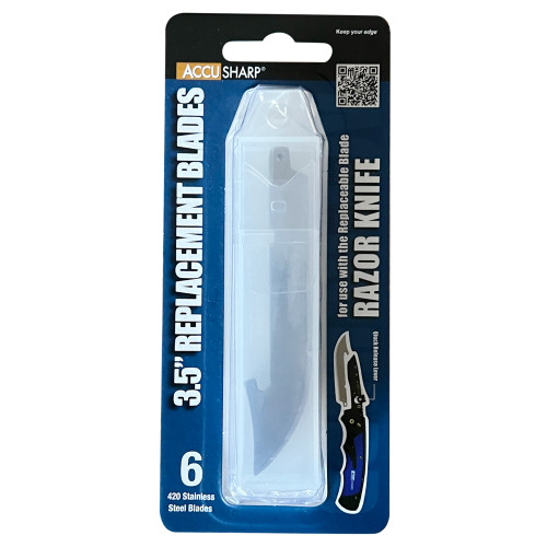 Accusharp 3.5" Replacement Blades Black