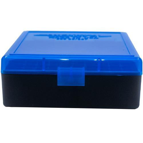Berry's Ammo Box 38 Special/357 Magazine Blue/Black Polypropylene 100-Round - 95182