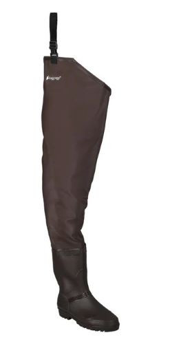 Frogg Toggs Men's Rana PVC LUG Sole HIP Wader Brown Size 10