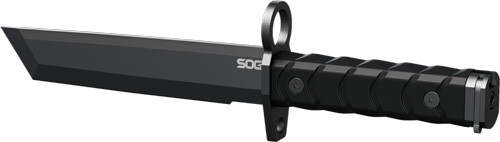 SOG Knife Boyonet 7" Tanto Blade Black W/Sheath