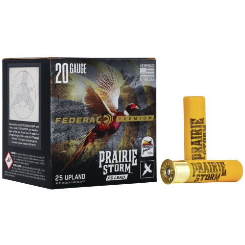 Federal Prairie Storm FS Lead Shotshells 20 ga 3" 1oz #5 25/ct