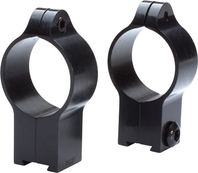 Talley Rimfire Rings Black CZ 452 European/455/457/512/513 30mm High 0 MOA - 30CZRH
