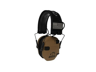 Razor Patriot Series Ear Muffs - Battle Brown, Nrr 23db