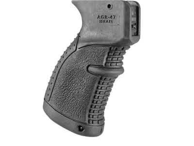 Rubberized Ergonomic Ak47 Pistol Grip - Black