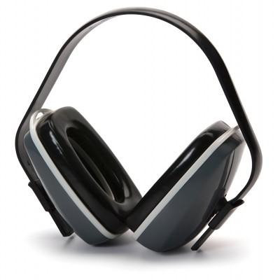 Pyramex Ear Muff Foam 22dB Over the Head Gray/Black Adult 1 Pair - PM2010